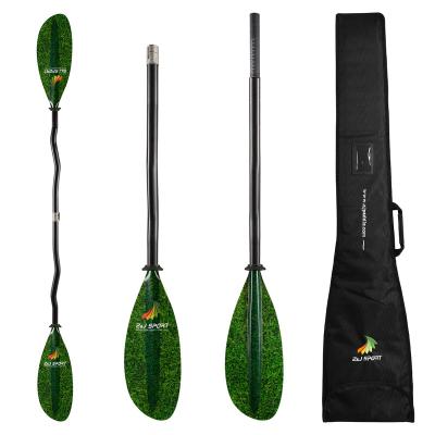 China Carbon fiber ZJ sports 3K carbon fiber sports seakayak like dynamic fiber paddle blade (SK-II) with cranked shaft for sale