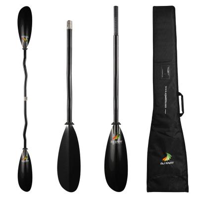 China Carbon fiber blade+ carbon fiber axle Carcon fiberglass adjustable sea kayak paddle for sale