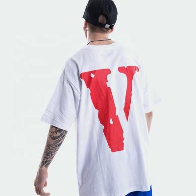 China Summer good quality anti-shrink hip hop custom made men drop shoulder T-shirt fashion unisex loose streetwear oversized T-shirts for sale