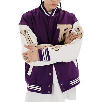 China Custom Jacket Mens Varsity Jackets Custom Hoodie Mens Breathable Cotton Polyester for sale