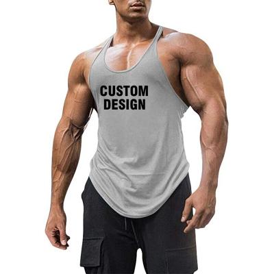 China Mens Athletic Tank Tops Sport Fitness Workout Gym Bodybuilding Heddles Custom Wear for sale