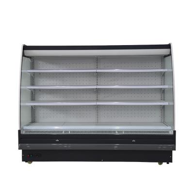 China Supermarket Multideck Showcase Store Refrigerator Open Display Front Multideck Cooler Freezers for sale