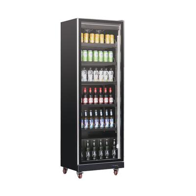 China Factory Direct Sales Single-temperature Commercial Upright Refrigerator Equipment Display Door Display Glass Freezer Congelador for sale