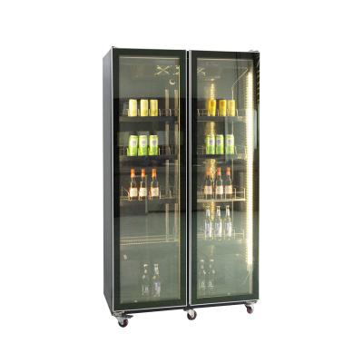 China Refrigerated Vertical Upright Beer Freezer Cooler Single-temperature Maker Glass Door Beverage Display Fridge for sale