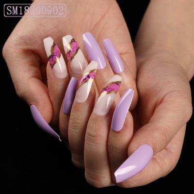 China Eco-Friendly Wholesale Meaterial Press On Nails for sale