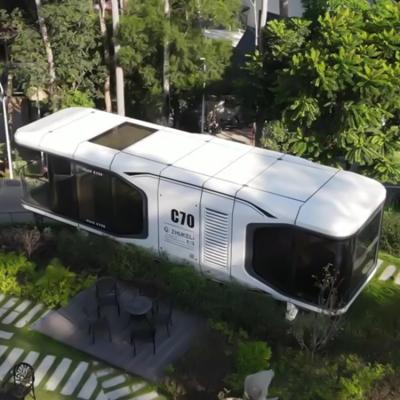 China New design products modern smart container space capsule apple barn homestay hotel camping base for sale