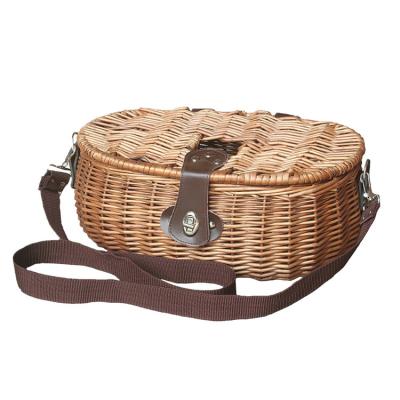 China Viable Wicker Basket Fishing Tackle Basket Empty Basket for sale