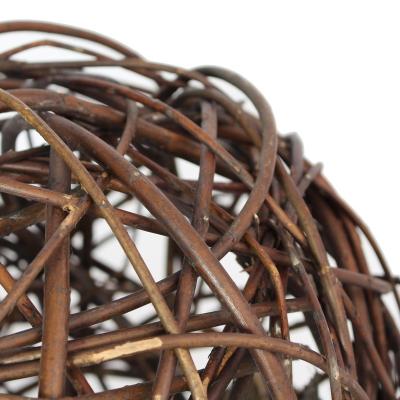 China Europe wholesales decorative dark brown rattan balls for home decor for sale