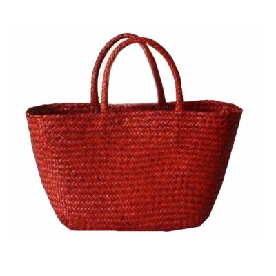 China NATIONAL wholesale designer straw china ladies summer eco-friendly seagarss handbag for sale