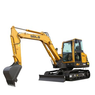 China Construction Material Shops 6ton SDLG Brand E660FL Good Quality Mini Excavator Cheap SDLG Excavator for sale