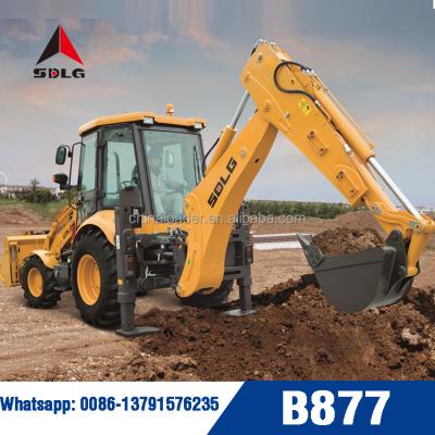 China SDLG B877 Backhoe Loader B877 SDLG LGB877 Backhoe Loader B877 for sale