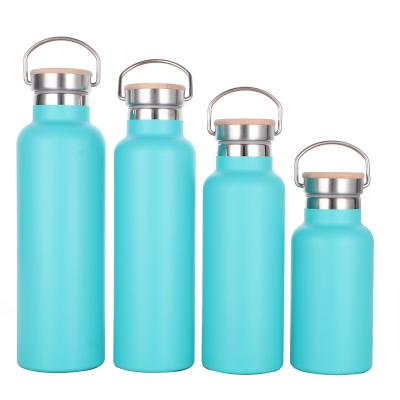 China Custom Stocked Logo 350Ml 500Ml 600Ml 750Ml 304 Stainless Steel Vacuum Insualte Sports Thermo Water Bottle Flask Hot Water for sale