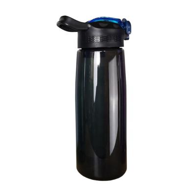 China 650ml Bpa Sports Design Water Filter Bottle Survival Kit Alkaline Cup Active Carbon Free Stocked Water Bottle for sale