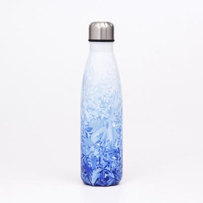 China Viable Stainless Steel Cola Bottle 1 Liter Stainless Steel Outdoor White Water Bottle for sale