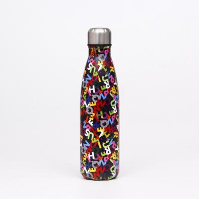 China Sustainable Garrafa De Agua Vacuum Cola Bottle Fashion 500ml 700ml Stainless Steel Insulated Water Bottle for sale