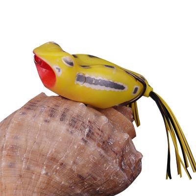 China Outdoor fishing activity on sale lucana frog jumping lure with box lures soft plastic jumping frog fish frog lure thailand topwater single h for sale