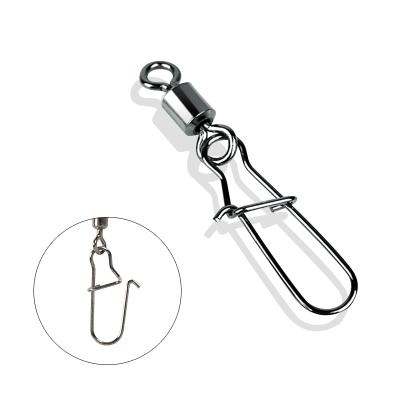 China Copper(Brass)+Stainless Steel High Quality Rolling Swivel With Interesting Snap Fishing Tackle Accessories Tool For Carp Fishing Rolling Swivel With Nice Snap for sale