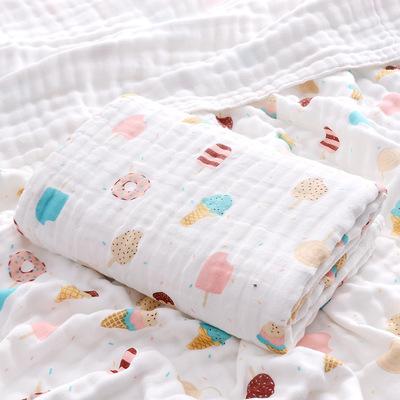 China PORTABLE Baby Muslin Wrap Baby Blanket Soft Breathable Cotton Wrap Blanket for sale