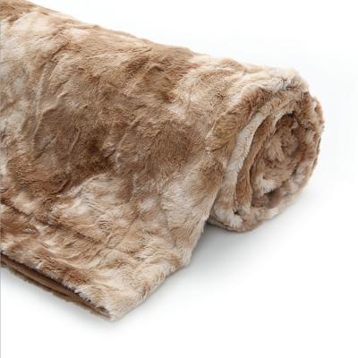 China Best Hot Sale PORTABLE PV Faux Fur Fleece Plush Sale Sherpa Throw Blanket for sale