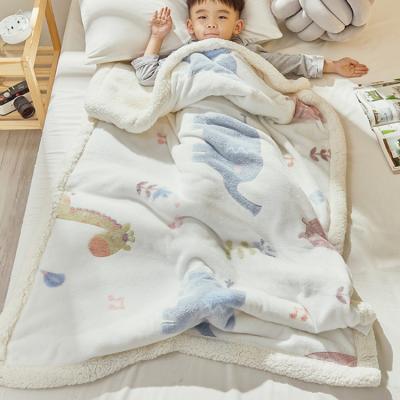 China Wholesale Portable Baby Super Soft Blanket Kids Fleece Coral Blanket for sale