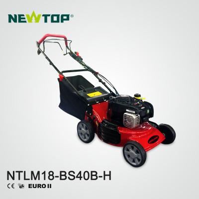 China 2-Stroke 18 Inch Gas Hand Push Lawn Mower With B&S500E Engine Commercial Lawn Mower for sale