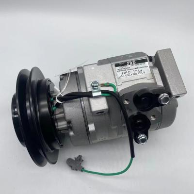 China Excavator Air Condition Compressor for Excavatorexcavator spare parts 24v aluminum alloy for sale