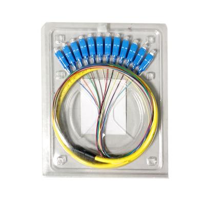 China FTTH SC/UPC Duplex Simplex Pigtail Components Core Passive Fiber Optic Pigtail for FTTX for sale