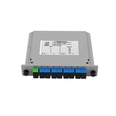 China SC/APC INDOOR Fiber Optic PLC Splitter 1*4 1*8 1*16 Cassette PLC Splitter Board Inserting Type With SC/Upc Connector for sale