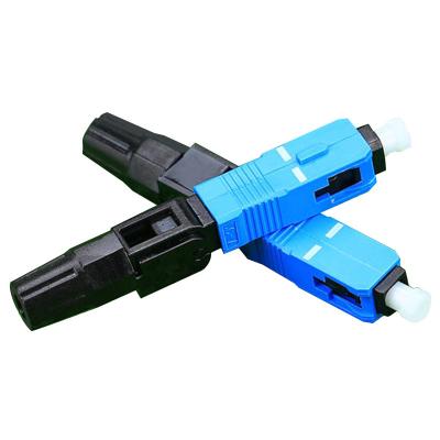 China Multiple Applications LC Fiber Optic Connector SC APC SC UPC Fast Fiber Optic Connector for sale