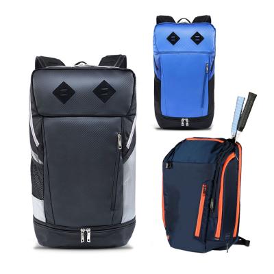 China 2019 WPOLE 2019 Double Shoulder Badminton Backpack Sport Waterproof Badminton Bag Modern Backpack OEM$ODM Design for sale