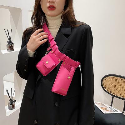 China Water Proof Guangzhou Purse Women Shoulder Bags PU Ladies Waist Handbags Wholesales Pussy Packs Wholesales High Quality Leather Logo Waist Bag for sale