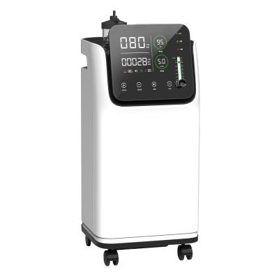 China Large hospital 5L LED screen portable homecare oxygen concentrator ABS material for sale