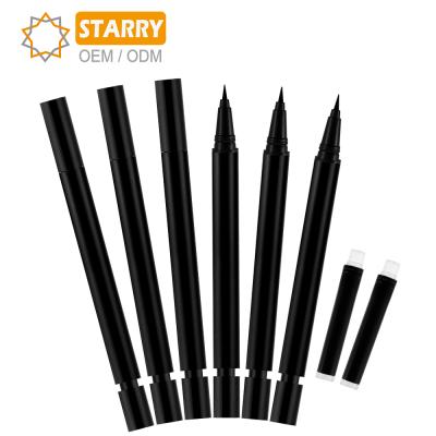 China 2019 Waterproof Replaceable Liquid Eyeliner Pencil Tube Ink Eye Liner Private Label Cosmetic Pencil for sale