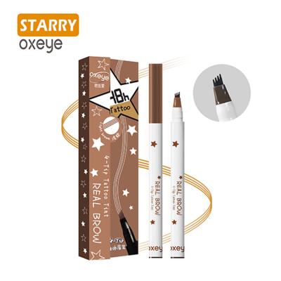 China Best Selling Makeup Fork Tip Eyebrow Tattoo Pen Waterproof Microblading 3D Liquid Eyebrow Pencil for sale