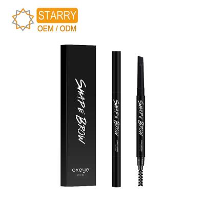 China Waterproof Sticker Your Own Private Label 3D Logo Eyebrow Tattoo Eyebrow Pencil Waterproof Eyebrow Pen for sale