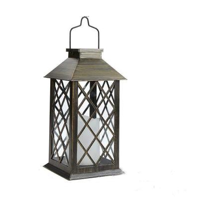 China Garden Outdoor Waterproof Garden Decoration Wall Hanging LED Solar Light Lanterns for sale