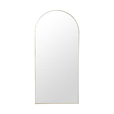 China Modern Arched Shaped Full Body Standing Floor Dressing Mirror with Metal Framed for sale