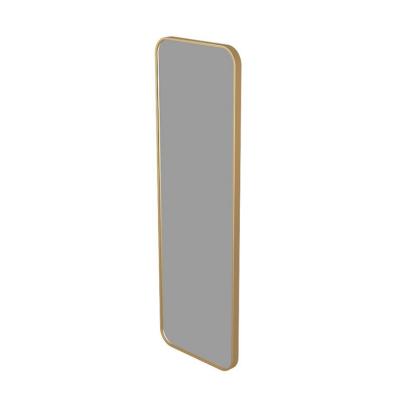 China Modern Nordic Iron Gold Square Metal Full Length Dressing Mirror, Salon Mirror for sale