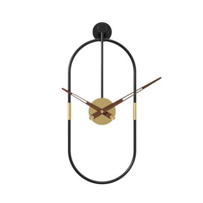 China Modern Amazon Hot Sale Creative Modern Living Room Metal Wall Clock Home Decor for sale