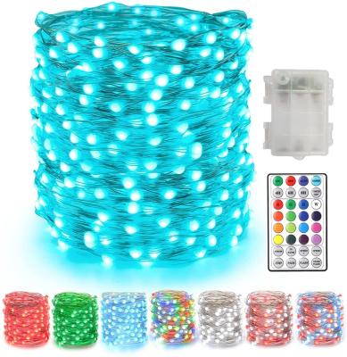 China Dual Power System RGB Color Changing LED Light String Outdoor Intelligent Micro Light Battery Operated USB Powered LED Fairy Lights for sale