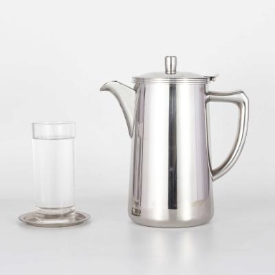 China Stored Restaurant Hotel Beverage Service Stainless Steel Water Pot Hot Water Jug Lemon Squeezer Home Pitcher for sale