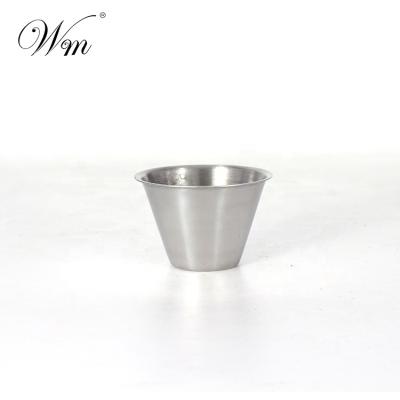 China CLASSIC 30 cc 50 cc 18/8 Stainless Steel Salad Dressing Cup Cream Sauce Cup Cupcake Cake Tools Baking Cup for sale