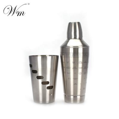 China Factory Direct 304 Stainless Steel 750ml Cocktail Recipes Shaker Sustainable for sale