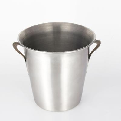 China 4L Large Capacity 4L Conical Shape Wine Champagne Cooler Ice Bucket Without Lid for sale