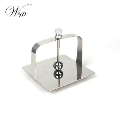 China Luxury metal stainless steel dinner table paper napkin holder B restaurant hotel buffet new for sale