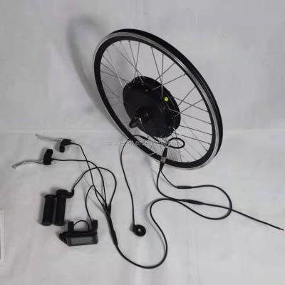 China 2021 hot selling ebike kit 1000w 48v motor conversion ebike kit built in controller motor kit 20