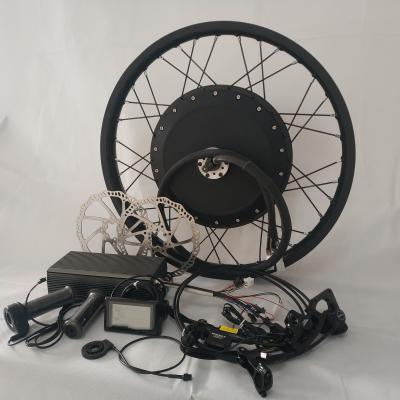 China Factory price electric bike kit 72V 8000W e bike hub motor kit electric bicycle conversion kit 22