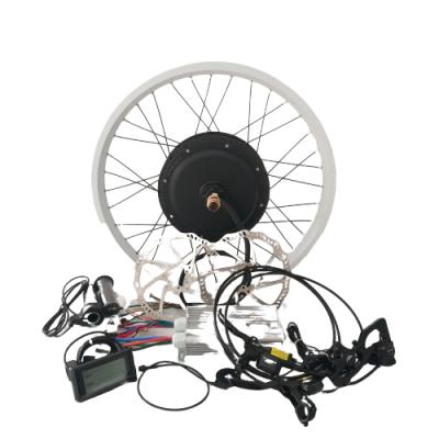 China Stainless steel frame 5000w 72v electric ebike kit brushless motor for electric bike 5kw ebike conversion kit for sale