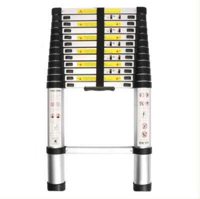 China Telescopic ladders straight type 3.2m OEM aluminum telescopic single sided ladder esay narrow safe for sale