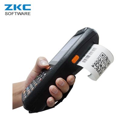 China ZKC PDA3506 4G Android Tablet Computer Handheld POS Handheld Terminal with Built-in Thermal Printer for sale